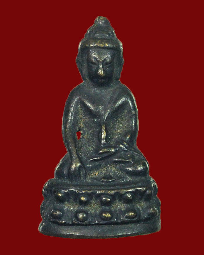 พระกริ่งถามวโร หลวงพ่อด่วน วัดบางนอน จ.ระนอง รุ่นแรก ปี 31 พร้อมรอยจาร - 1