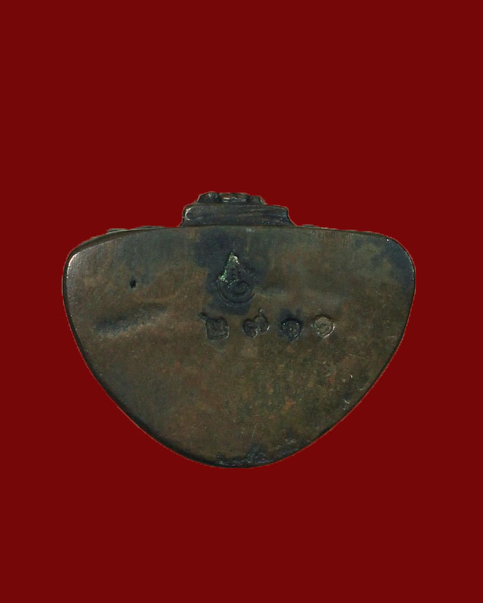 รูปหล่อหลวงปู่ทวด พระนามาภิไธย สก วัดห้วยมงคล จ.ประจวบคีรีขันธ์ รุ่นแรก ปี 2544 เนื้อนวะ - 3