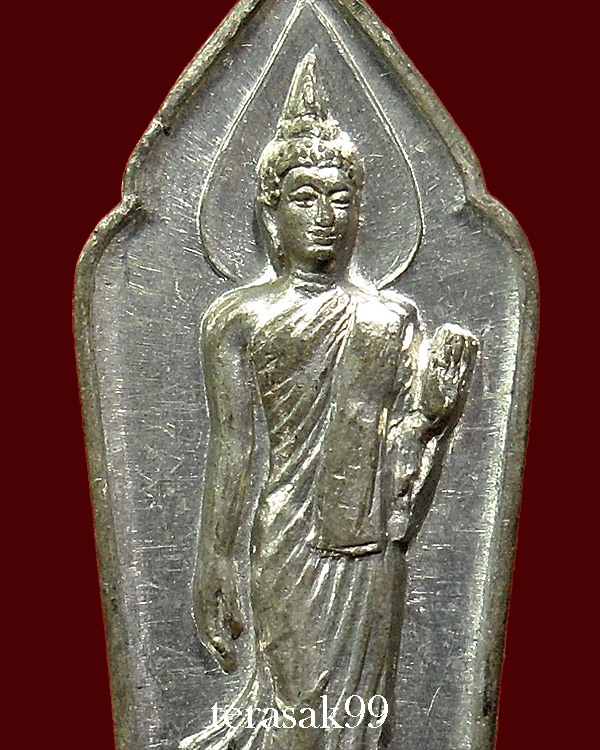 พระพุทธ 25 ศตวรรษ พิมพ์ไม่มีเข็ม เนื้อชินตะกั่ว ปี2500 สวยๆราคาเบาๆ(1) - 3