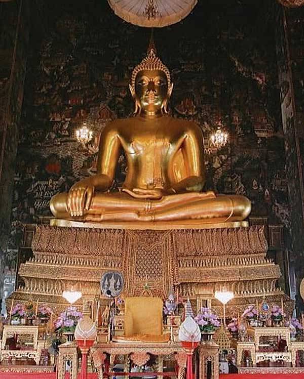 เหรียญพระศรีศากยมุนี ปี2516 เนื้อนวะโลหะผสมชนวนพระกริ่งสังฆราช(แพ) วัดสุทัศนฯ สวยๆ(1) - 3