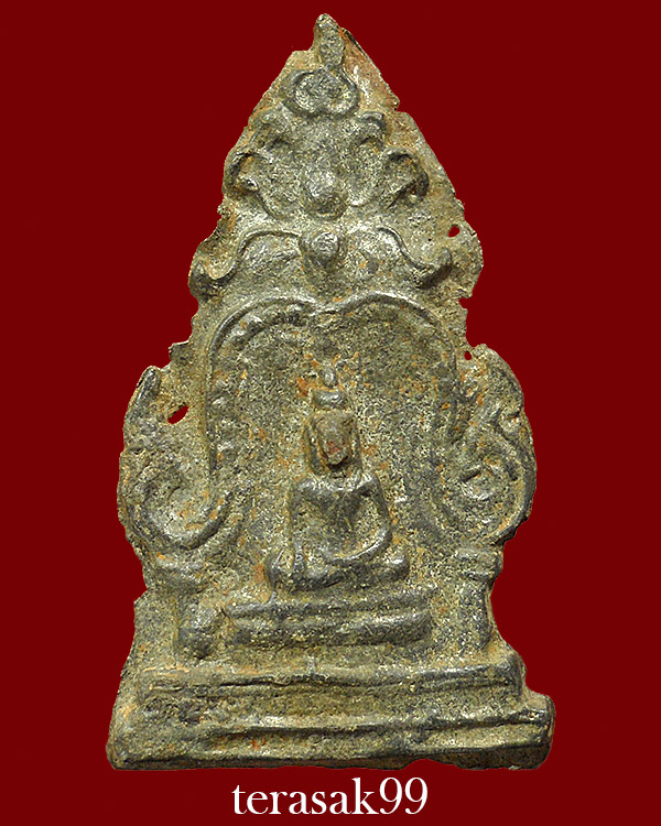 ซุ้มเสมาทิศ กรุวัดชุมนุมสงฆ์ สุพรรณบุรี เนื้อชินเงิน สวยๆ - 1