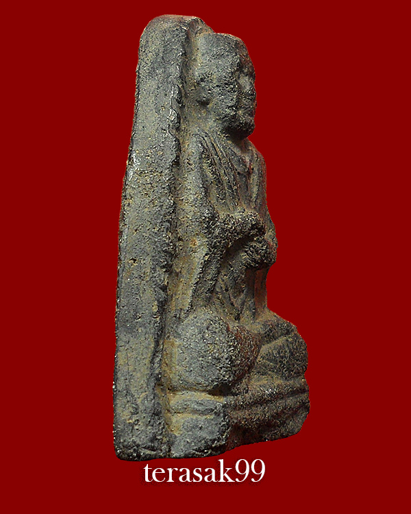 พระรูปเหมือนสมเด็จโต พรหมรังสี วัดประสาทฯ กทม. เนื้อดำ ปี2506 - 4