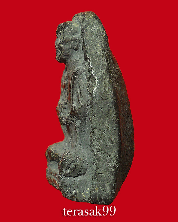 พระรูปเหมือนสมเด็จโต พรหมรังสี วัดประสาทฯ กทม. เนื้อดำ ปี2506 (1) - 3