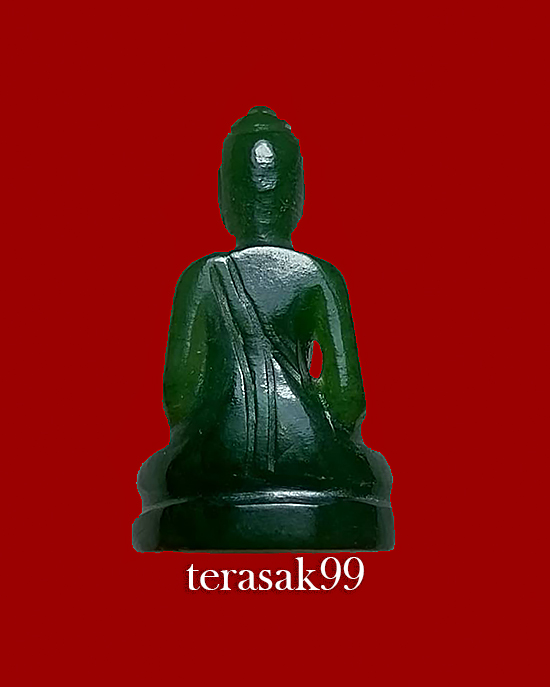 พระแก้วหยก วัดพระแก้ว เชียงราย เนื้อหยก ปี2534 พร้อมกล่องเดิม - 3