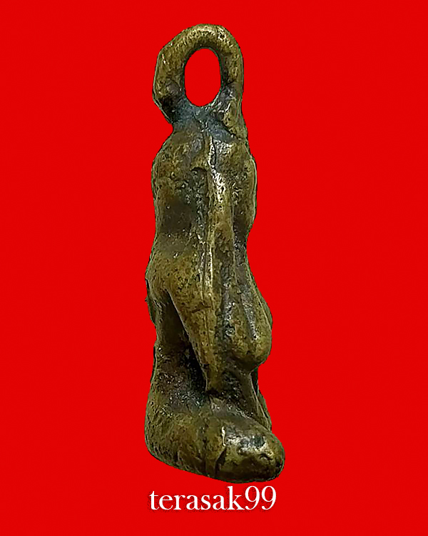 พระปิดตาหลวงพ่อยุ้ย วัดบางกะปิ เนื้อทองผสม รุ่นแรก ปี2485 สวยๆราคาเบาๆ - 4