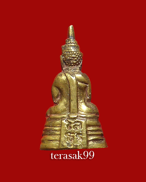 พระกริ่งน้อย หลวงพ่อโสธร ปี2506 ทองเหลือง สวยเดิมๆ - 2