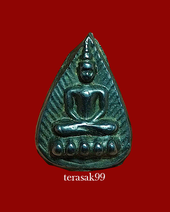 กลีบบัวเล็ก หลังยันต์ หลวงปู่บุญ วัดกลางบางแก้ว นครปฐม เนื้อเมฆพัตร สวยๆราคาเบาๆ - 1