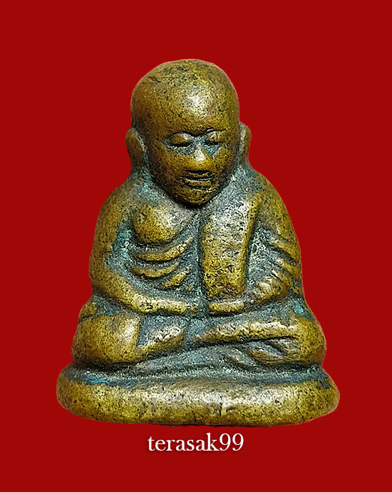 หลวงพ่อเงิน เนื้อเก่าปืนแตก พิมพ์นิยม ออกวัดไดรัง ปี2536 - 1