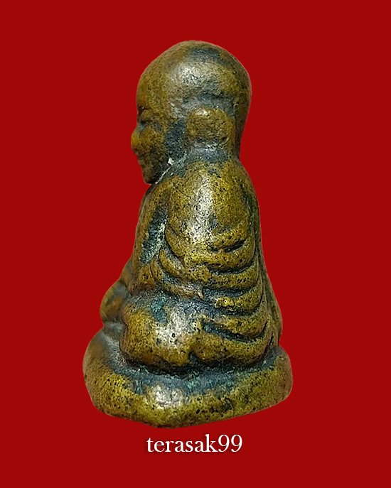 หลวงพ่อเงิน เนื้อเก่าปืนแตก พิมพ์นิยม ออกวัดไดรัง ปี2536 - 3