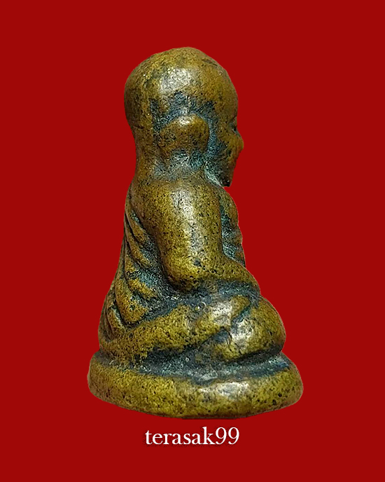 หลวงพ่อเงิน เนื้อเก่าปืนแตก พิมพ์นิยม ออกวัดไดรัง ปี2536 - 4