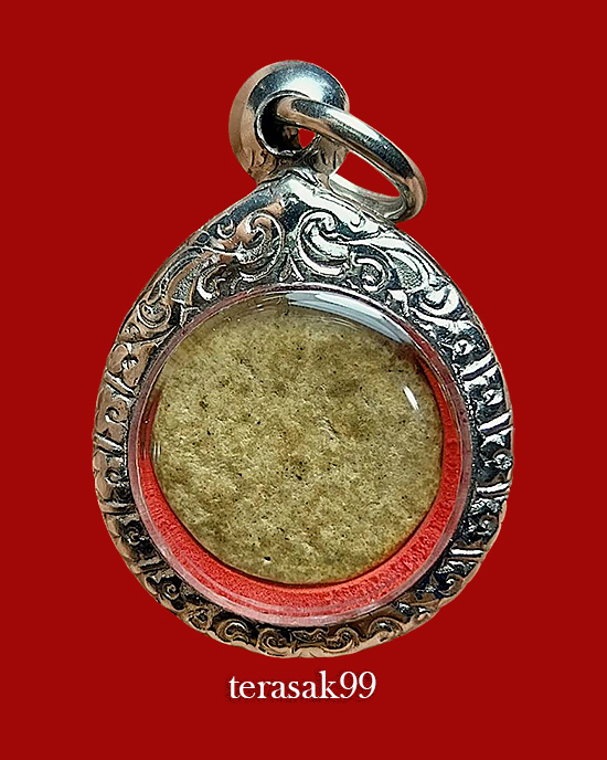 พระจันทร์ลอยเล็ก มีลูกบอลในซอกแขน วัดประสาทฯ กทม. เนื้อขาว ปี2506 ราคาเบาๆ - 2