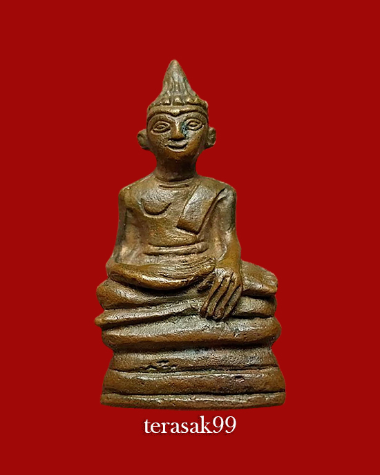 รูปหล่อองค์ลอย หลวงพ่อเหลือรุ่นแรก วัดดอนศาลา ปี ๒๕๓๔ พิมพ์ใหญ่ - 1