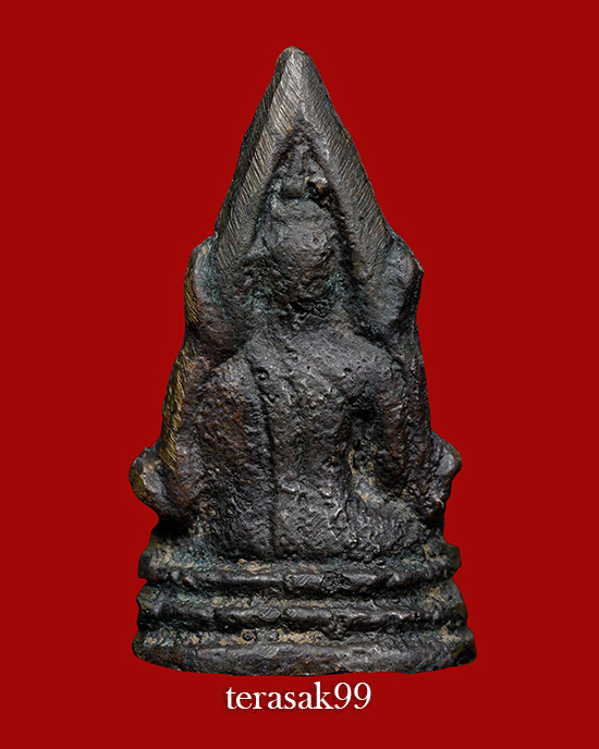 พระพุทธชินราช อินโดจีน พิมพ์ต้อ ไม่มีโค๊ต วัดสุทัศน์ ปี2485 สวยๆ - 2