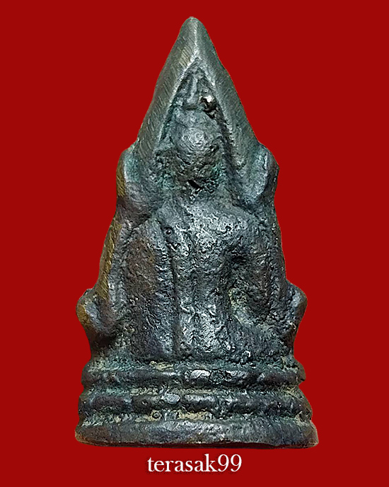 พระพุทธชินราช อินโดจีน พิมพ์ต้อ ไม่มีโค๊ต วัดสุทัศน์ ปี2485 สวยๆ - 2