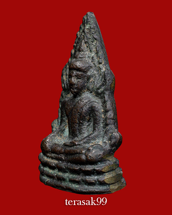 พระพุทธชินราช อินโดจีน พิมพ์ต้อ ไม่มีโค๊ต วัดสุทัศน์ ปี2485 สวยๆ - 3