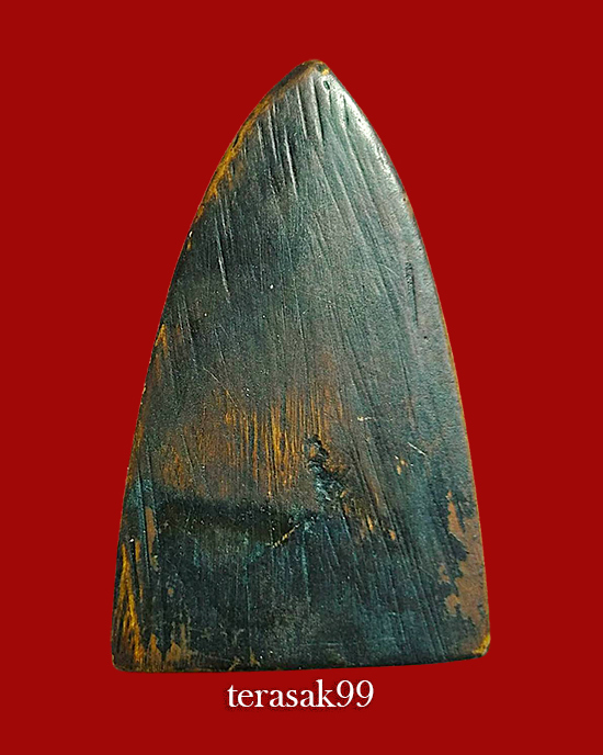 หลวงพ่อทวดหลังเตารีด วัดไทรใต้ นครสวรรค์ พิมพ์หน้าหนุ่ม(นิยม) เนื้อทองผสม ปี๒๕๐๖ - 2