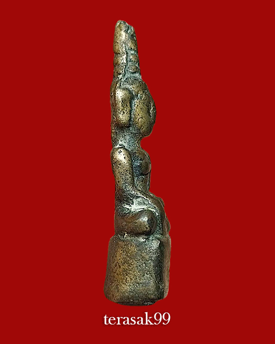 พระเชียงรุ้ง เนื้อสำริด กรุพระธาตุพนม สวยๆ - 3