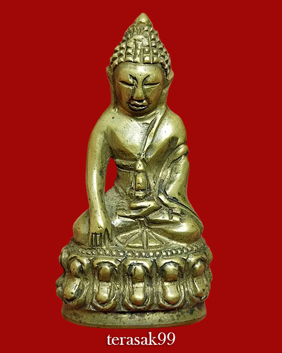 พระกริ่งใหญ่ อาจารย์เชื้อ วัดสะพานสูง บางซื่อ เนื้อทองผสมแต่งเก่าสวยงาม - 1