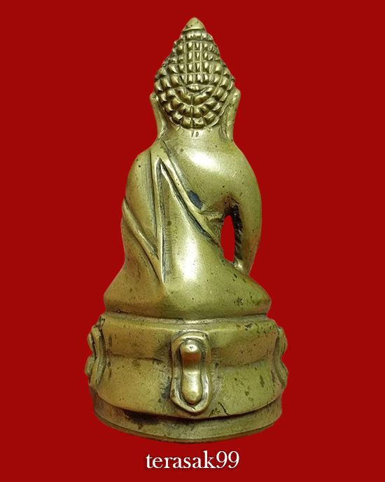 พระกริ่งใหญ่ อาจารย์เชื้อ วัดสะพานสูง บางซื่อ เนื้อทองผสมแต่งเก่าสวยงาม - 2