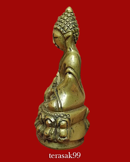 พระกริ่งใหญ่ อาจารย์เชื้อ วัดสะพานสูง บางซื่อ เนื้อทองผสมแต่งเก่าสวยงาม - 3