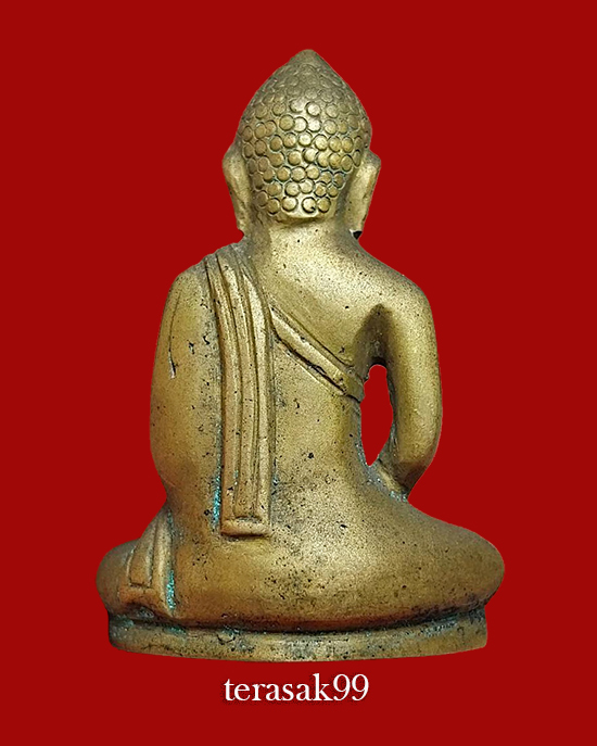 พระกริ่งภูธราวดี อาจารย์เชื้อ วัดสะพานสูง บางซื่อ ปี2506 เนื้อทองผสมแต่งเก่าสวยงาม - 2