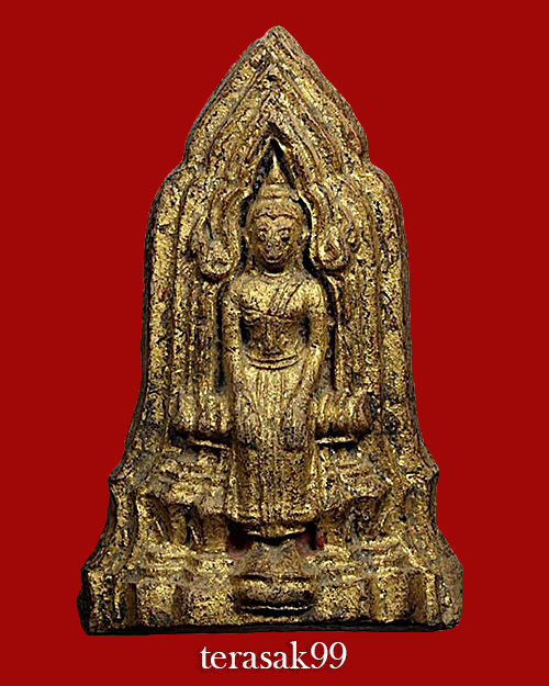 พระโคนสมอ พิมพ์ห้อยพระบาท เนื้อดิน อยุธยา สวยๆ - 1