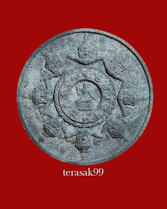 จตุคามรามเทพ รุ่นบูรณะเจดีย์ราย เนื้อดำ  ปี2545 สวยๆ - 1