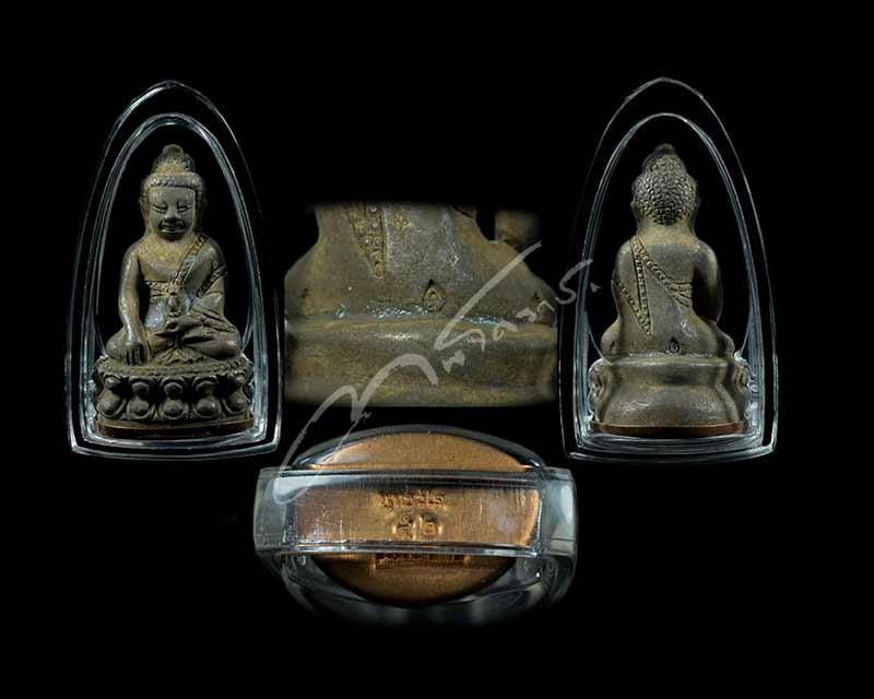 พระกริ่งพุทธวัง ชุดกรรมการ ๓ องค์ หลวงปู่เจิม วัดหนองน้ำขุน จ.ระยอง  - 2