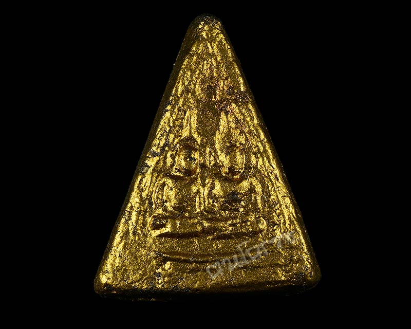 พระพลายเพชรพลายบัว รุ่นมหาพุทธบารมี ฝังตะกรุดทองคำ เนื้อผงพร ายกุมารมหากาฬ ปี ๕๘ - 1
