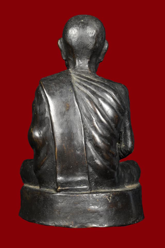 พระบูชาหลวงพ่อโต๊ะ วัดลาดตาล อายุ 92 ปี สร้างปี 2512 จ.สุพรรณบุรี - 2