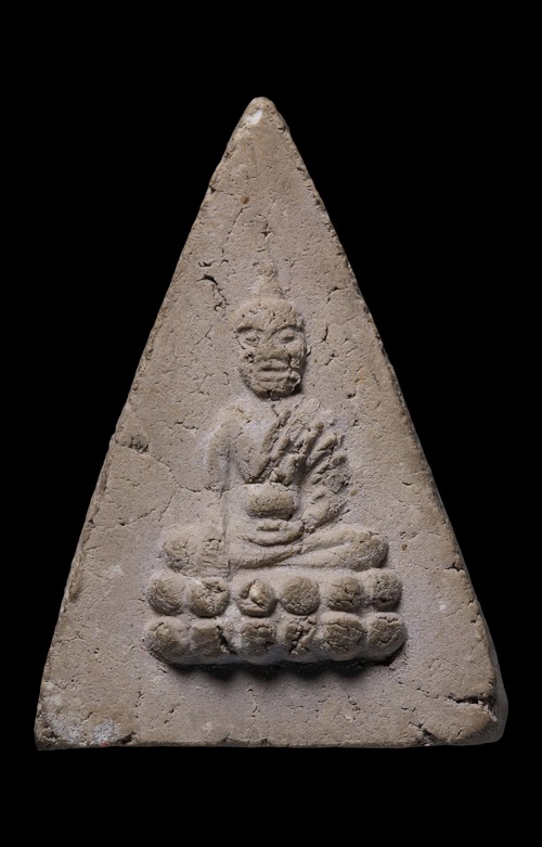 พระพุทโธ พิมพ์สามเหลี่ยม หลวงพ่อสังวาลย์ เขมโก วัดทุ่งสามัคคีธรรม จ.สุพรรณบุรี - 1