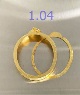 กรอบทองใหม่มือ 1 ขนาดหน้าจอกรอบด้านใน 2.7x3.6 นน.1.04 (เนื้อทอง 60-70%)