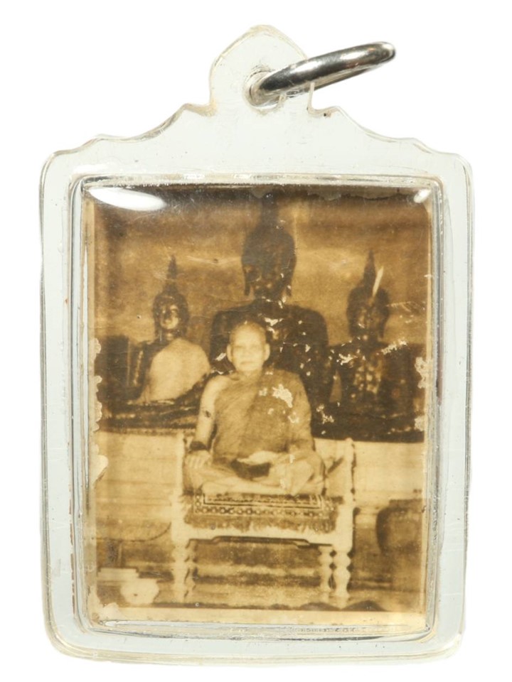 ภาพถ่ายซีเปีย หลวงพ่อบุญชู (พระครูวิชาญพัฒนกิจ) วัดเพิ่มทาน - 1