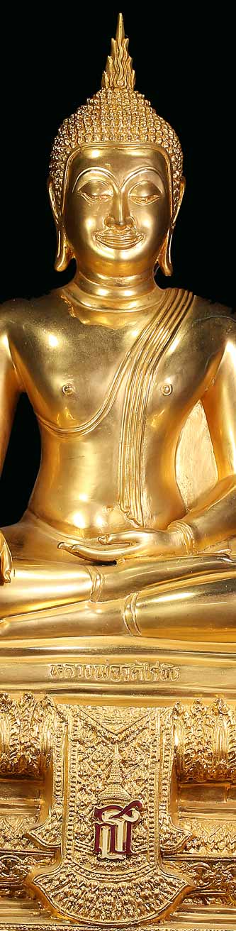 **พระบูชา หลวงพ่อวัดไร่ขิง จ.นครปฐม พ.ศ.2558 ผ้าทิพย์ มีตราสัญญาลักษณ์ สธ. (สิรินทร) - 3
