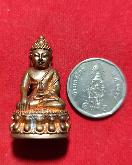 พระกริ่งรุ่นแรก หลวงปู่บุญมี วัดป่านาคูณ อ.บ้านผือ จ.อุดรธานี สวยเดิม กล่องเดิม - 4
