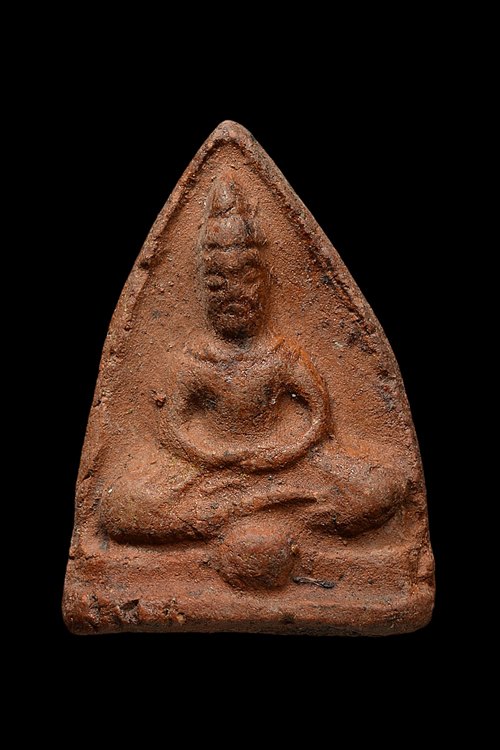 พระโพธิจักร คุณแม่บุญเรือน วัดอาวุธฯ เนื้อดิน ปี2499 - 1