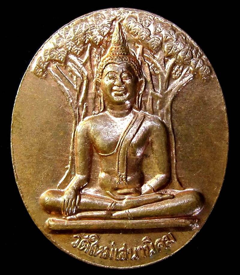 เหรียญพระพุทธ หลวงปู่หลอด  รุ่นสมโภชน์เจดีย์ ปี 2546 (G15) - 1