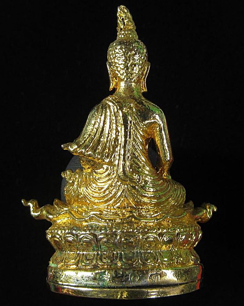 พระกริ่งวิสาขบูชาหลวงปู่หงษ์ วัดเพชรบุรี ปี 2555 (G29) - 2