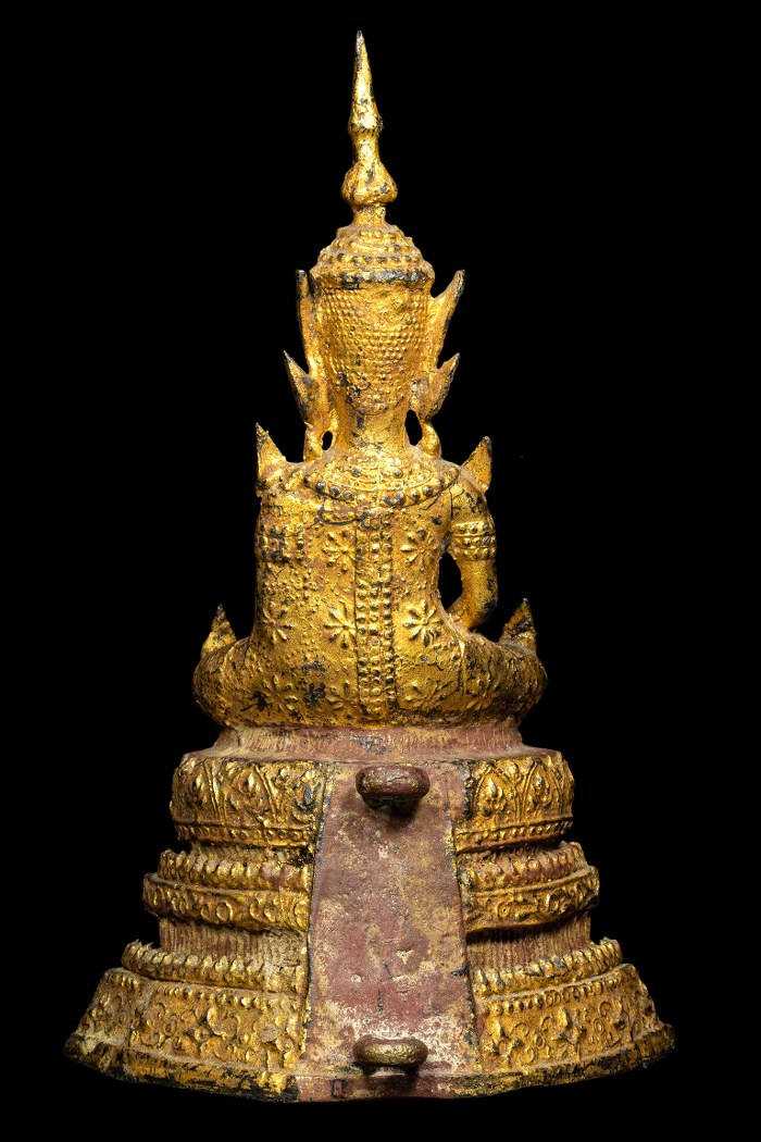 พระบุชารัตน หน้าตัก 3 นิ้วครึ่ง สูง 8 นิ้วครึ่ง ฐาน 5 นิ้ว - 2