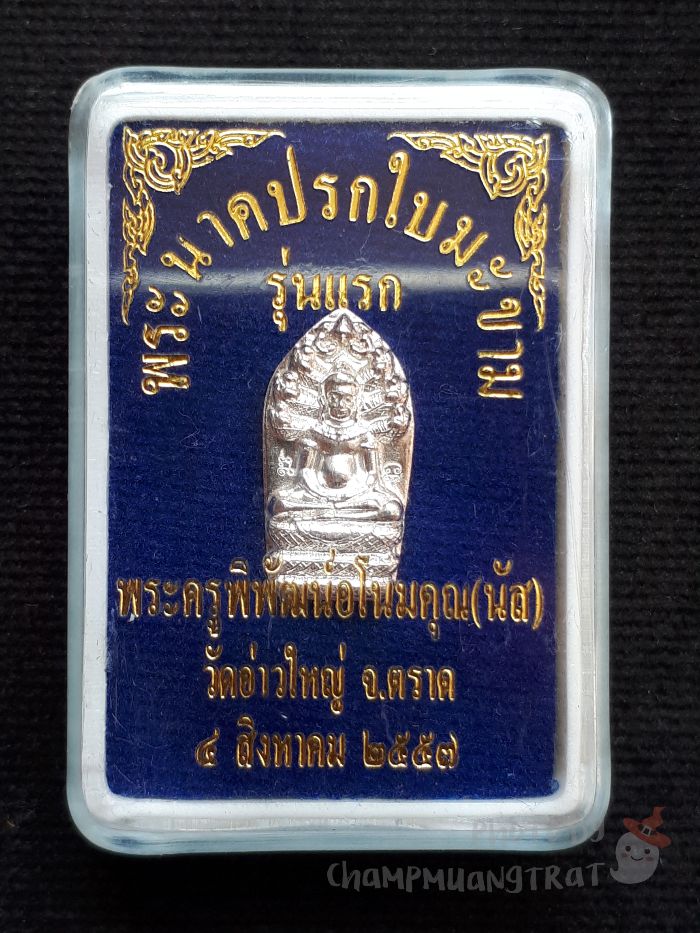 พระนาคปรกใบมะขาม "รุ่นแรก" หลวงพ่อนัส วัดอ่าวใหญ่ ปี 2557 - 5