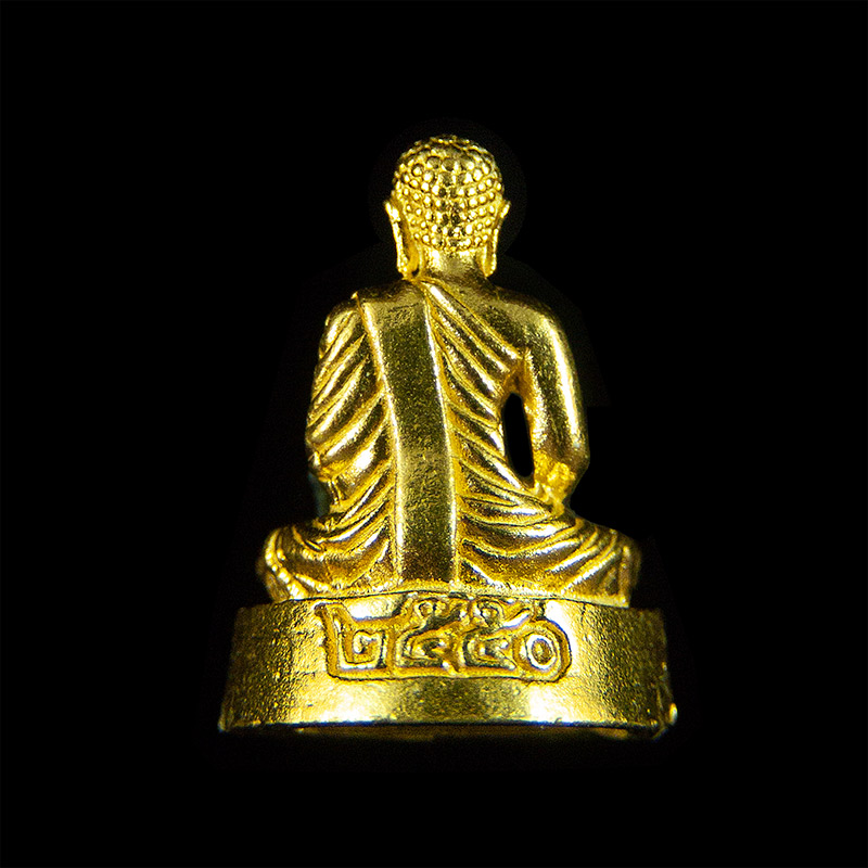 พระปัจเจกพุทธเจ้า หน้าตัก ๑ ซ.ม. เนื้อทองคำ หลวงพ่อเล็ก วัดท่าขนุน ปี๒๕๕๐ - 2