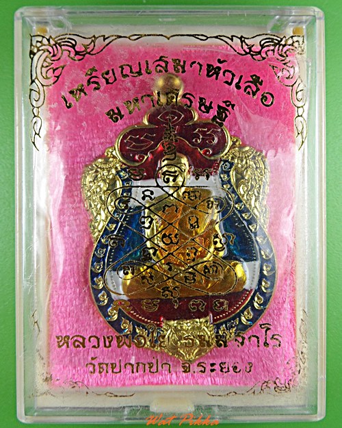 เหรียญเสมาหัวเสือหลวงพ่อใย วัดปากป่า ระยอง - 3