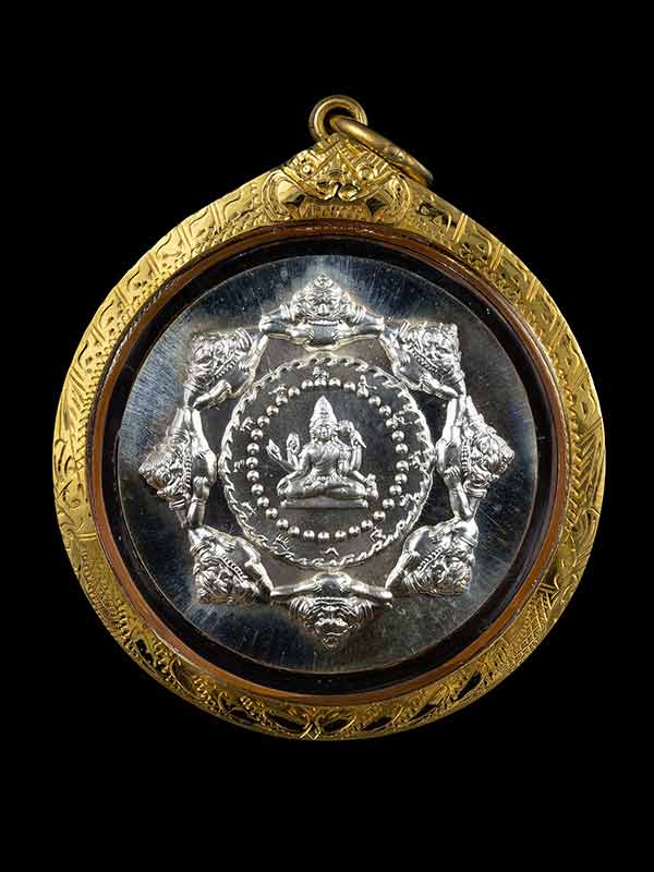 เหรียญโมเน่ ( ผลิตที่ฝรั่งเศส) รุ่น สมบัติจักรพรรดิ์ ปี 2549 เนื้อเงินเลี่ยมทอง - 1