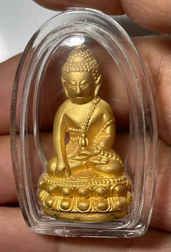 พระกริ่งทองดำ 99 เนื้อทองคำ หลวงพ่อทองดำ ฐิตวัณโณ วัดท่าทอง ต.วังกะพี้ อ.เมือง จ.อุตรดิตถ์ - 1