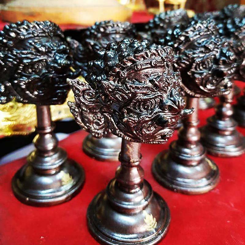 เศียรพระพิราพ ขนาดเล็ก ตั้งหน้ารถ อ.ศุภณัฏฐ์ สร้างฝากไว้ในแผ่นดิน พิธีบวงสรวงเทวาษิเษก สร้างน้อยครับ - 3