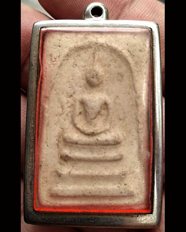 สมเด็จพิมพ์ใหญ่ เนื้อขาว วัดประสาทบุญญาวาส กรุงเทพฯ ปี 2506 พิธีใหญ่ พร้อมตลับ - 5
