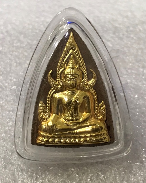 พระพุทธชินราชว่านหน้ากากทองรุ่น ญสส. ปี 2543 หลวงปู่หมุนปลุกเสก - 1
