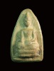 พระสรรค์นั่งไหล่ตรง เนื้อดิน กรุเมืองสรรค์ จ. ชัยนาท