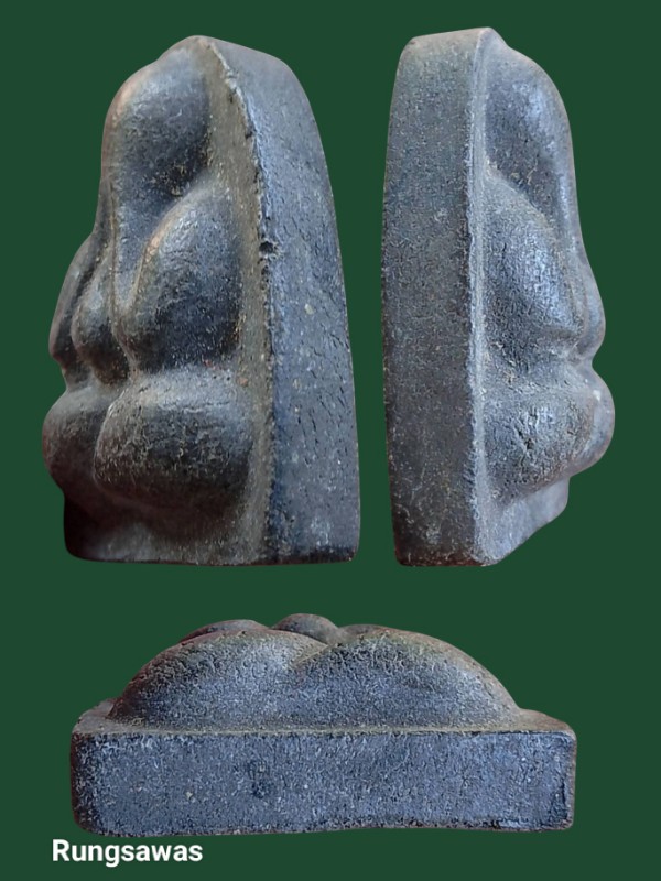 พระปิดตา หลังยันต์อัง หลวงพ่อทองแดง (ทอง) วัดไร่กล้วย ชลบุรี ปี 07 - 3