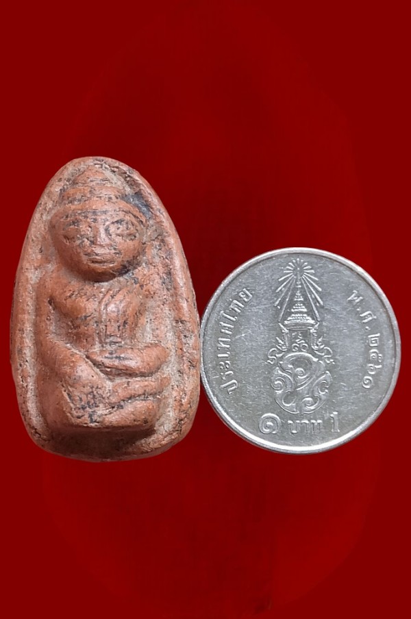 พระพิมพ์วัดถ้ำเสือ เกจิสร้าง ไม่ทราบที่ เก่า มีอายุ  - 4